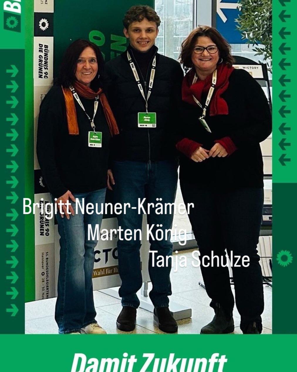 Unsere Delegierten auf der BDK in Hannover freuen sich auf interessante Beiträge und Diskussionen.
#bdk #gruene #osterholz