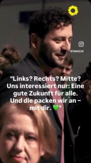 „Links? Rechts? Mitte? Uns interessiert nur: Eine gute Zukunft für alle. Und die packen wir an – mit dir. 💚“
Prägnanter Text: „Ob links, rechts oder Mitte – wir GRÜNE haben ein klares Ziel: Eine lebenswerte Zukunft für alle, mit gesunder Luft, ohne Lärm,in einem Klima in dem wir gut leben können, mit guten Arbeitsplätzen und sozialem Ausgleich.
Dafür hören wir zu, lernen dazu und suchen Mehrheiten.
Wir packen es an. Mit dir.“
Mach mit, entkomme der Ohnmacht, bewege etwas!
#grüne #osterholz #arbeit #klima #sozial