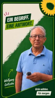 Ein Begriff. Eine Antwort. 💚
Heute ist Wolfgang Goltsche an der Reihe. Wie reagiert er auf unsere Begriffe? Schaut rein. 🎥
#grüne #osterholz #wahl